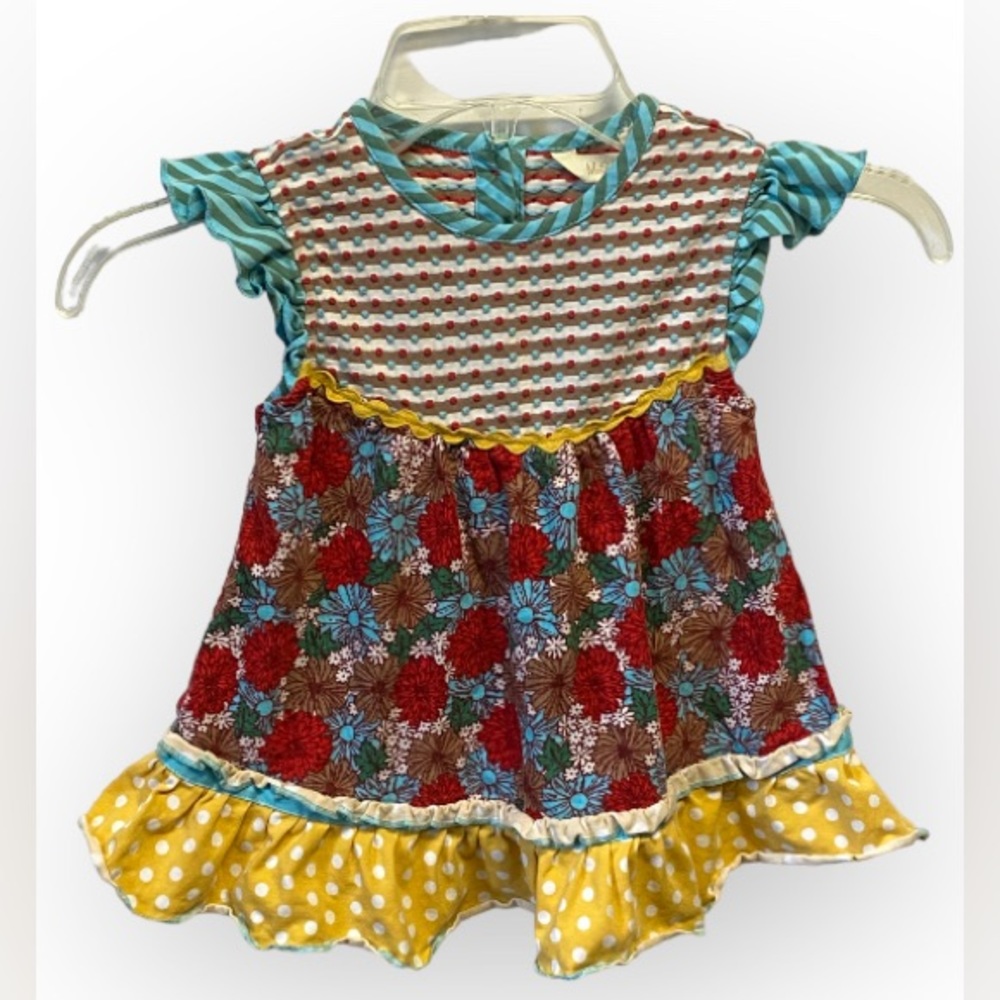 EUC Matilda Jane Silly Goose Flutter Top SZ 4
